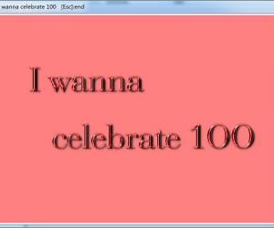 I wanna celebrate 100 ver1.03